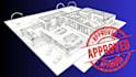 landscape drawing plans for building construction, site plan, erosion control