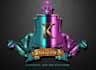 do premium 3d metallic logo with vector file in 24hours