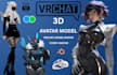 custom vrchat models  anime avatars, 3d  avatars  ,and nsfw