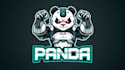 do professional panda logo with original character concept