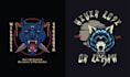 create high quality animal solid werewolf logo
