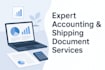 do professional accounting and shipping document verification services