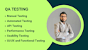 do manual and automated QA testing