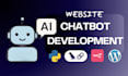 do website chatbot design,  ai chatbot development, chatgpt chatbot