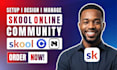 setup circle so skool online course community circle so skool online community