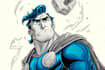 draw your superhero character sketch design