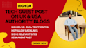 publish tech backlinks, tech blogs, and tech niche edits