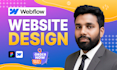 build webflow landing page, webflow website, figma to webflow