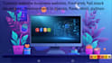 do custom website development in django, flask, html, python