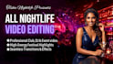 create dj night club,parties,music recaps,events and concert promo video