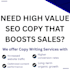 write persuasive copy that boosts sales and conversions