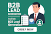 do b2b lead generation, linkedin lead generation and email list building