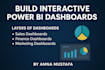 build interactive power bi dashboards