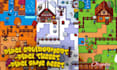 do pixel game environment, pixel tileset top down, game assets animation, nfts
