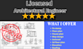 draw structural plan architecture drawing mep design civiil engineer 2d plan
