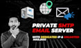 set up private SMTP server with dedicated IP for email marketing