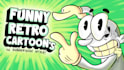 draw a funny cartoon in retro rubberhose style