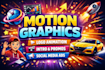 create custom motion graphics animation