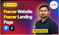 develop framer website and framer landing page
