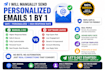 manually send personalized emails one by one