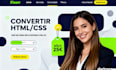 haré una página web UI responsiva HTML CSS