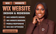 wix website design wix website redesign wix website development wix website