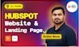 build hubspot website, hubspot landing page, hubspot email