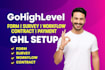 setup go highlevel form survey workflow contract payment go high level ghl