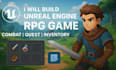 build unreal engine 5 rpg game, quest system, inventory and combat logic