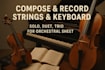record and compose strings and keyboard solo, duet, trio for orchestral sheet