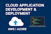 develop and deploy your web app on AWS or azure cloud
