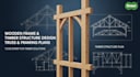 do wooden frame, trusses plan, framing plan and timber structure