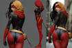 create custom superhero character illustration in comic art