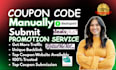 manually submit coupon to 150 popular deal sites coupon code submission