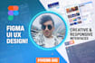 design and  develop UI UX in figma