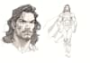 superhero sketch portrait and illustrations