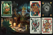do playing card game design card illustration board game