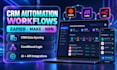 do crm automation and business workflow automation with zapier make n8n