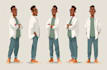 design a professional 2d digital character design