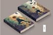 design an eye catching book cover with back and spine