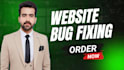 do website development bug fixing, web app, or custom web