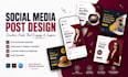 design a minimalist  social media post design