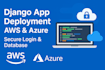 set up and host django web application on AWS or azure cloud