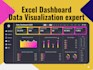 design user friendly excel dashboard for KPI tracking reporting