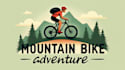 create amazing mountain bike logo with unlimited revisions