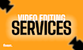 do professional video editing