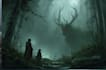 create dark art illustration