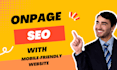 do technical and onpage website SEO optimization