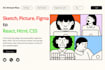 convert figma to html css, psd to html, figma to react and responsive website