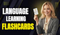 create language learning flashcards